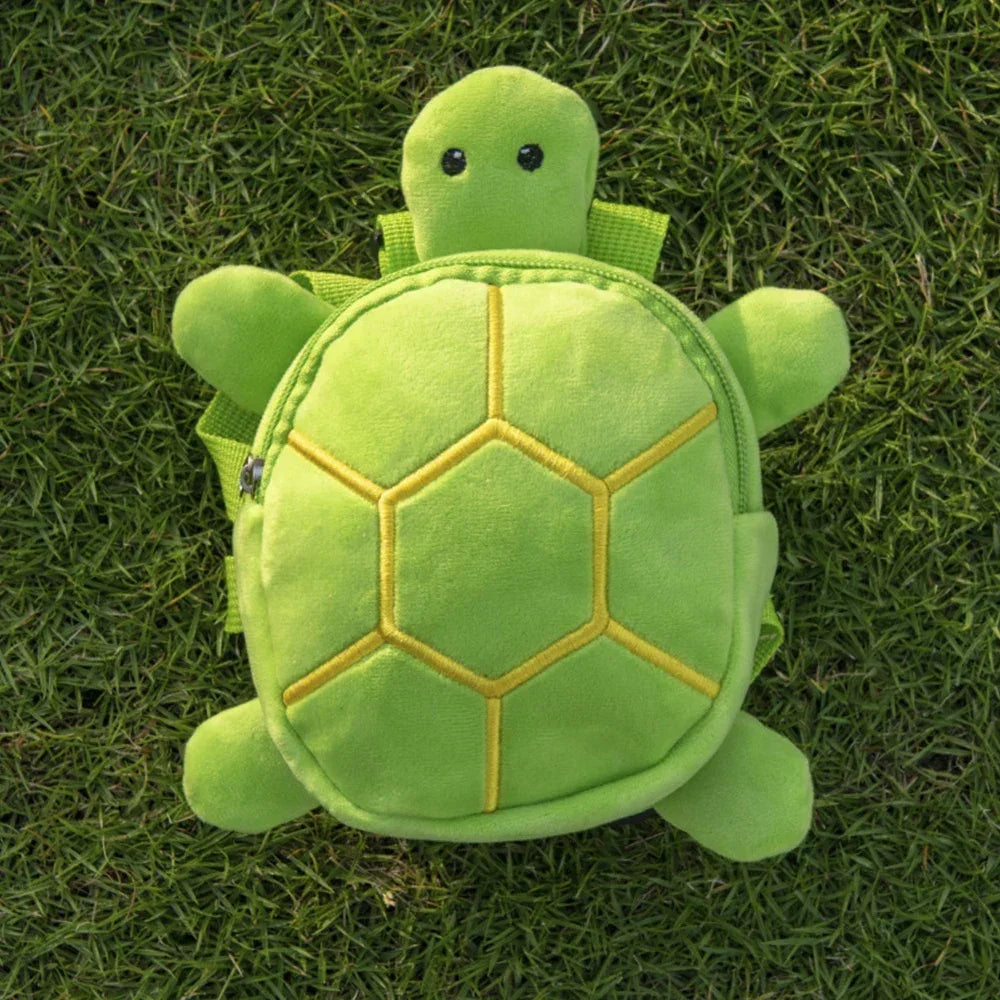 Turtle Shape Dog Snack Bag Soft Large Capacity Pet Backpack  For Small Medium Puppy Dogs