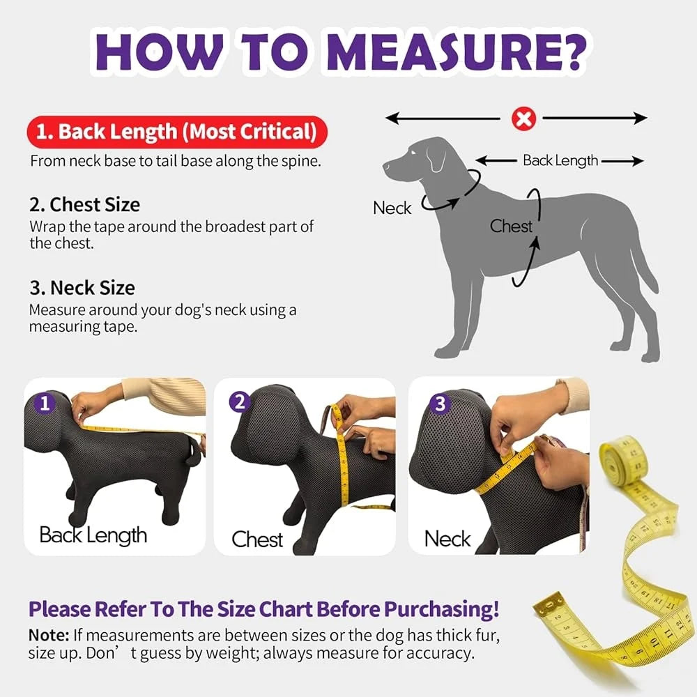 Reversible Waterproof Dog Raincoat Adjustable Slicker Poncho with Leash Hole Reflective Stripe Hooded Design For All Weather