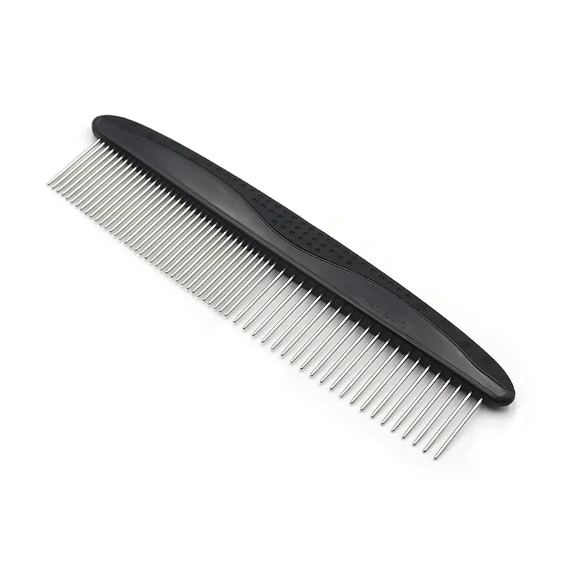New Pet Comb Stainless Steel  Dense Double Teeth