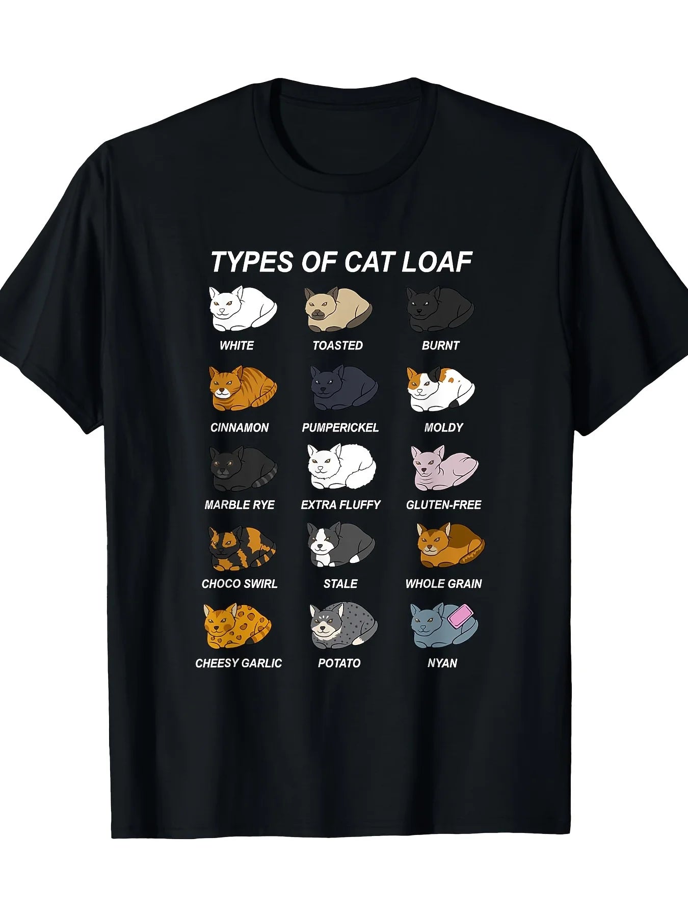 Cat Bread T-Shirt for Kitten Lovers