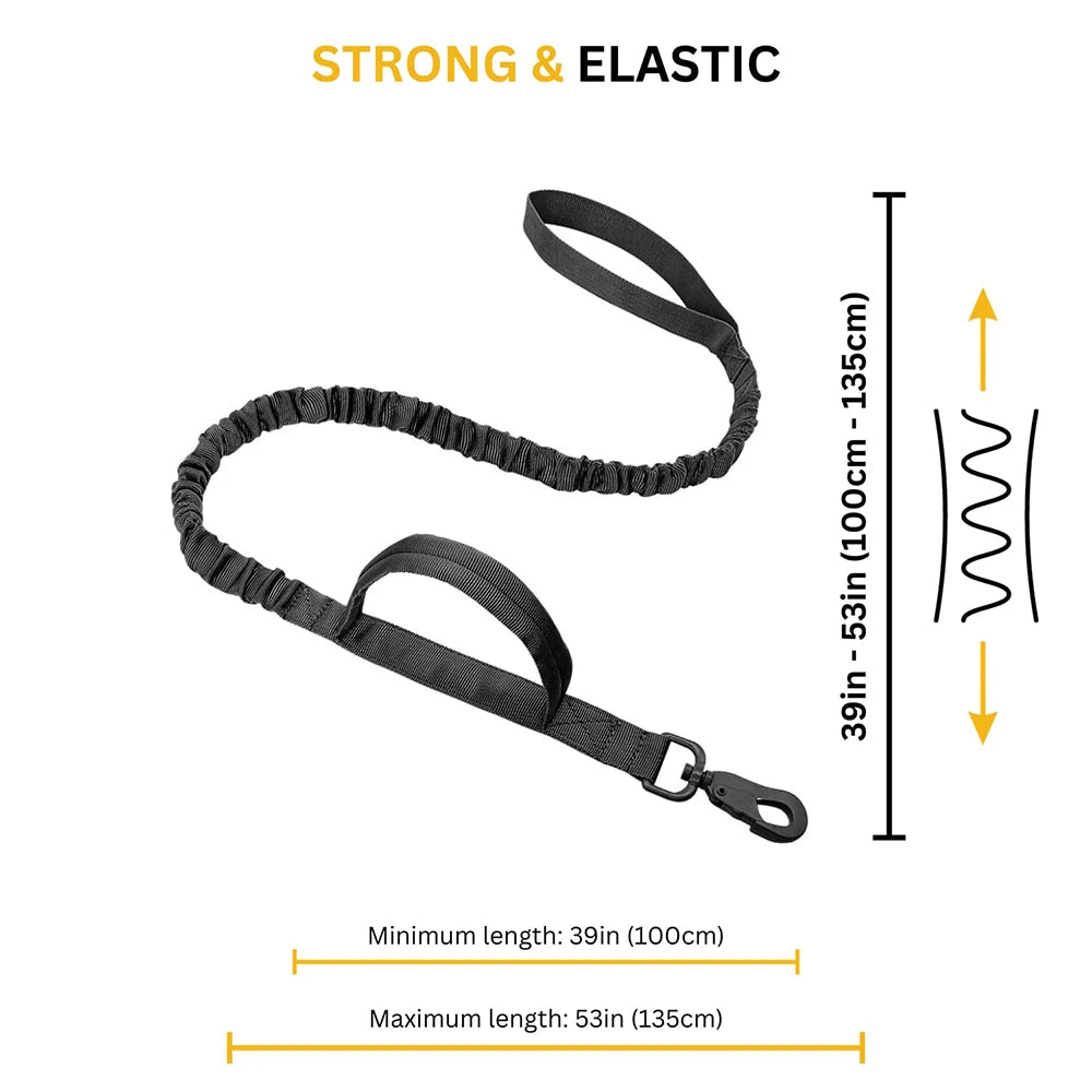 Tactical Dog Harness Leash Set for Large Dogs vest Handle No Pull Malinois