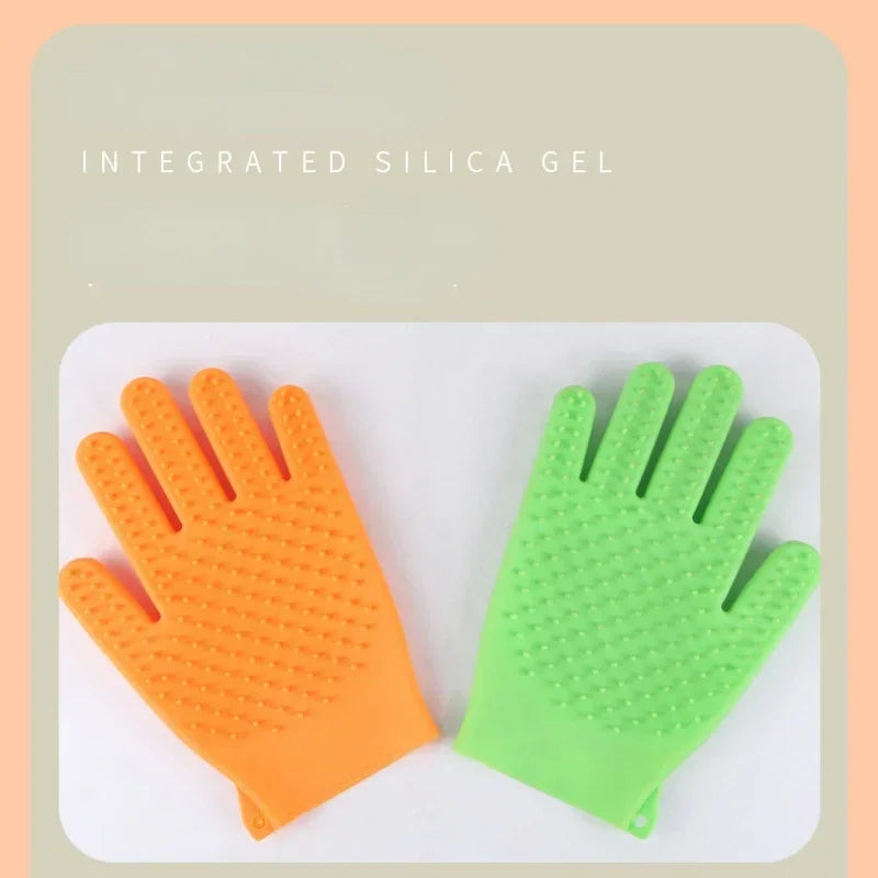 New Cat And Dog Bath Hair Removal Gloves.