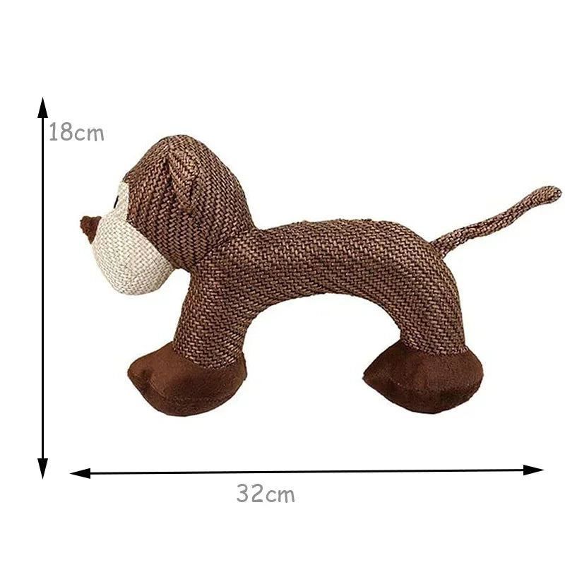 Dog Squeaky Toys Pet Chew Toy, Cute Animal Shape for Puppy, Small Medium Dog