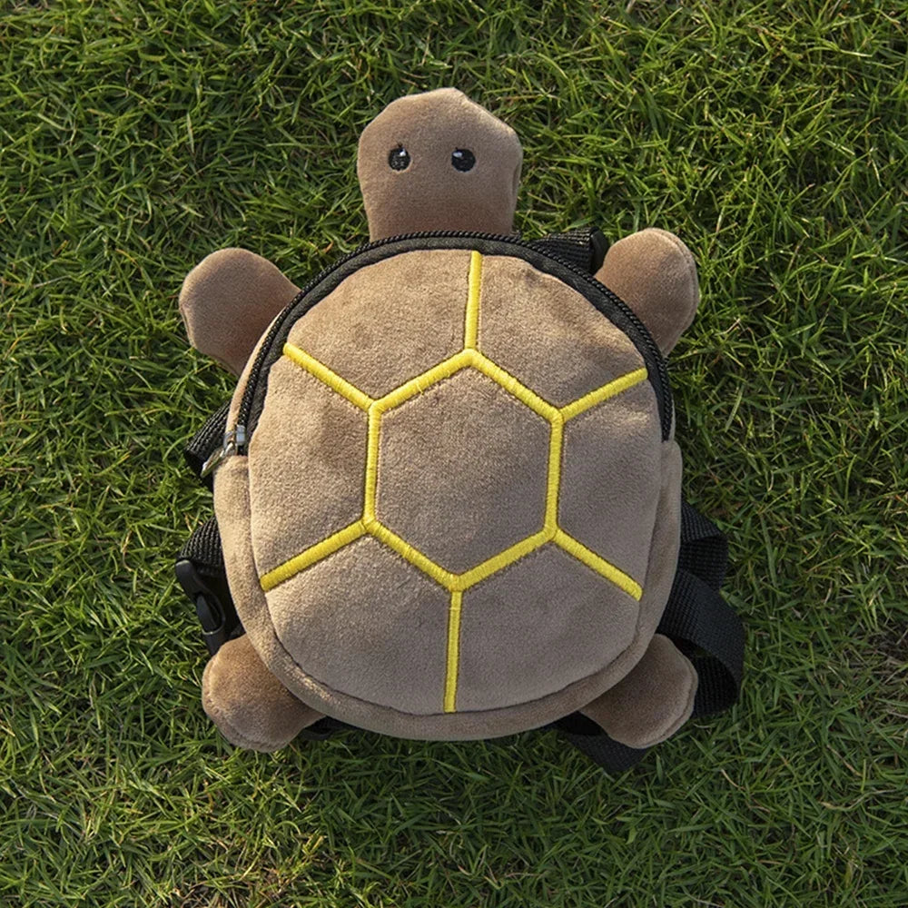 Turtle Shape Dog Snack Bag Soft Large Capacity Pet Backpack  For Small Medium Puppy Dogs