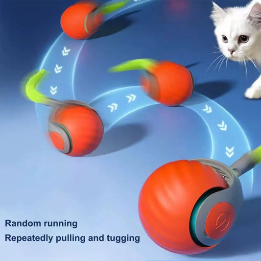 Smart Dog Toy Ball Electronic Interactive Rechargeable Automatic Moving Bouncing for Puppy Cat