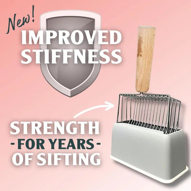 Metal Cat Litter Scoop Speed Sifter