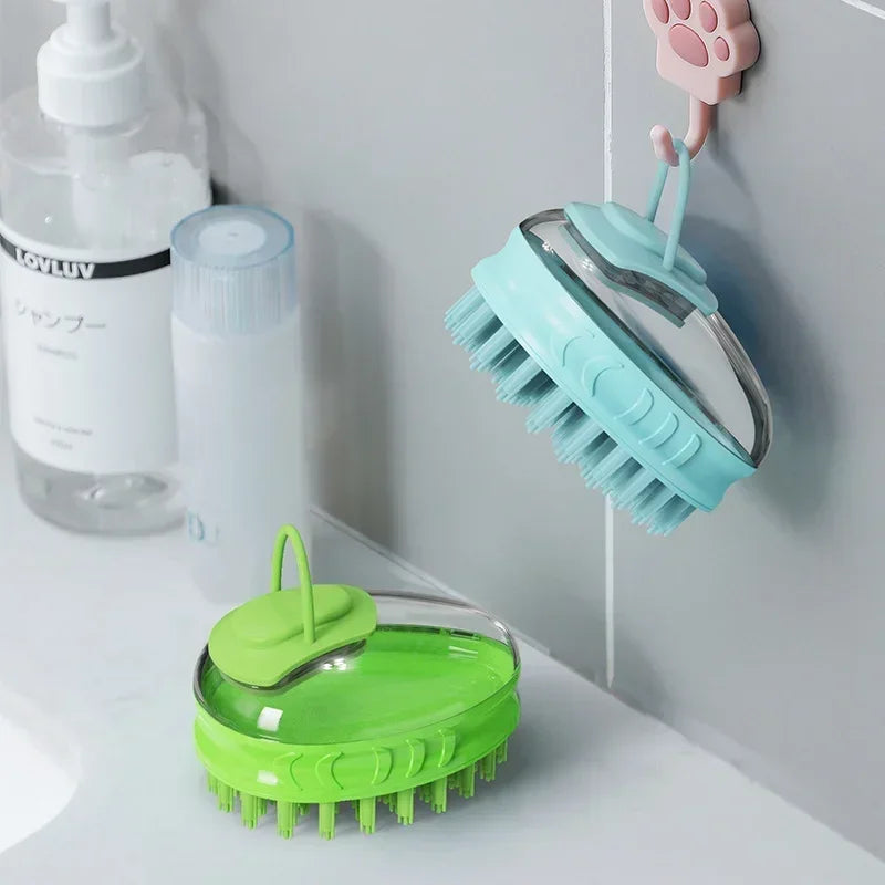 Bath Brush With Soap Dispenser