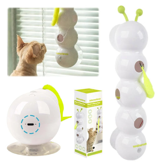 2025 New Intelligent Interactive Earthworm Teasing Toy
