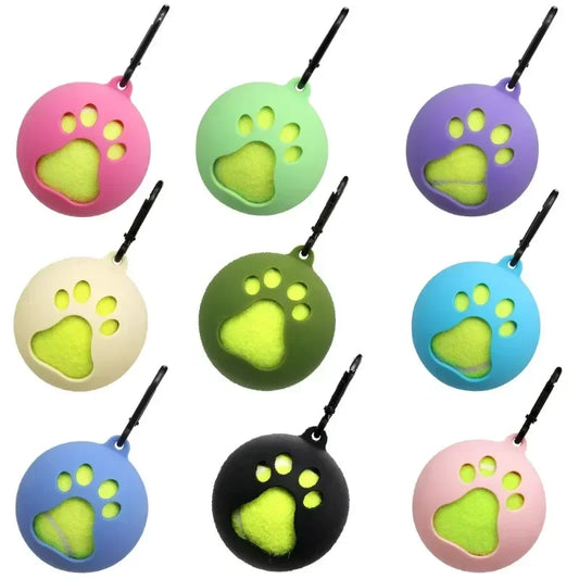 Tennis Ball Bag, Lightweight Tennis Ball Holder with Hands-free Dog Leash Attachment