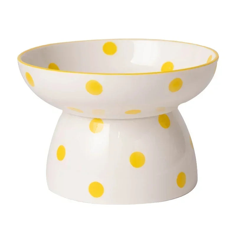Ceramic Pet Bowl, Food and Water Feeder