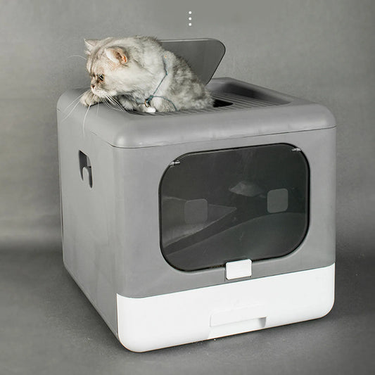 Large Plastic Spill Proof Cat Toilet