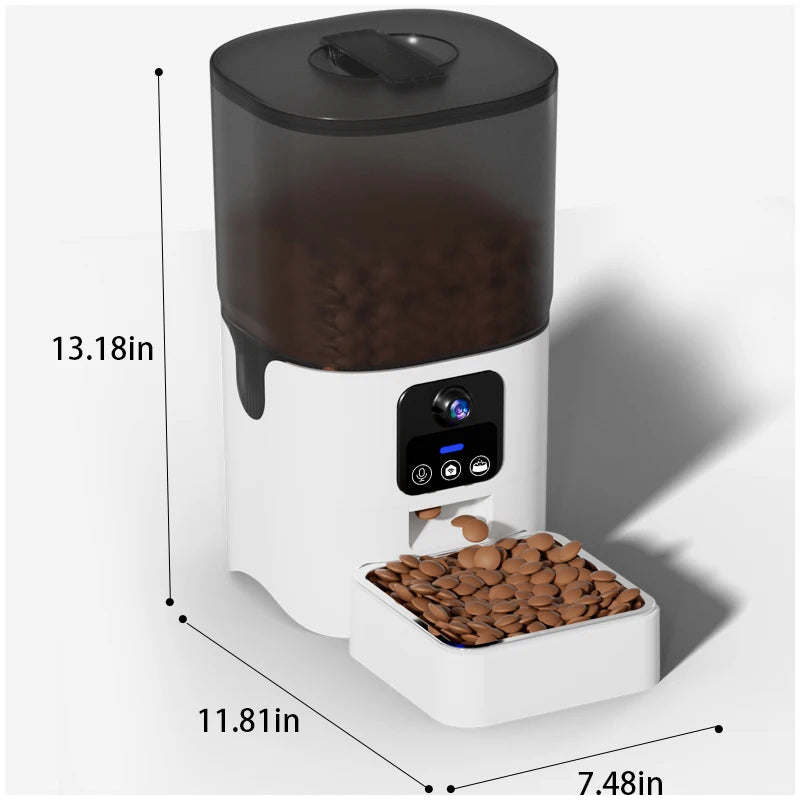 PAPIFEED Automatic Feeder WIFI intelligent timed Quantitative pet food Dispenser