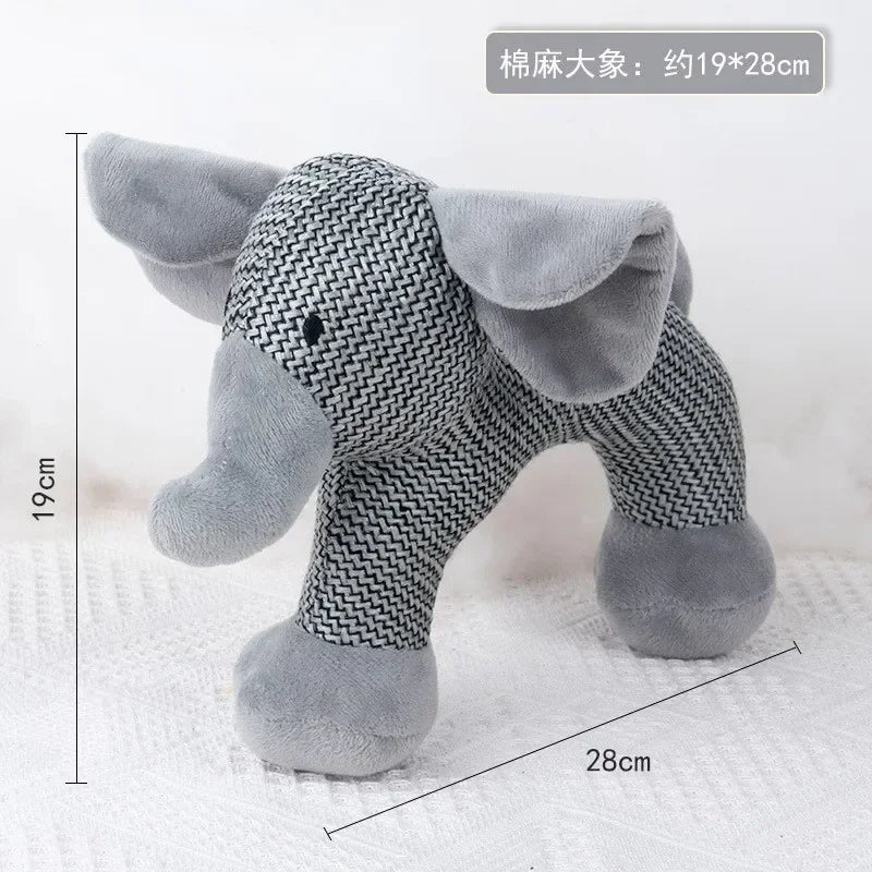 Dog Squeaky Toys Pet Chew Toy, Cute Animal Shape for Puppy, Small Medium Dog