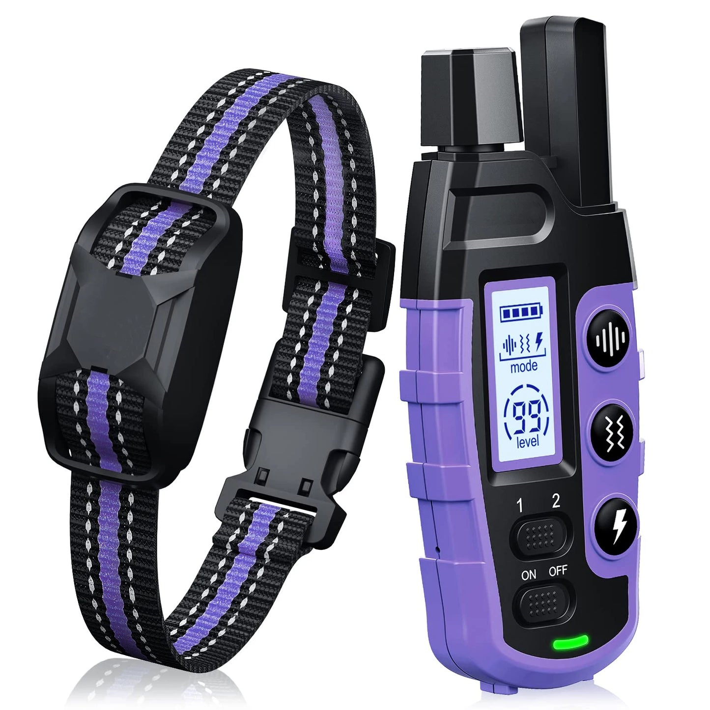3300Ft Electric Dog Training Collar With Shock / Vibration