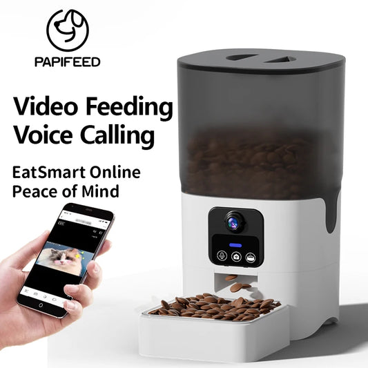 PAPIFEED Automatic Feeder WIFI intelligent timed Quantitative pet food Dispenser