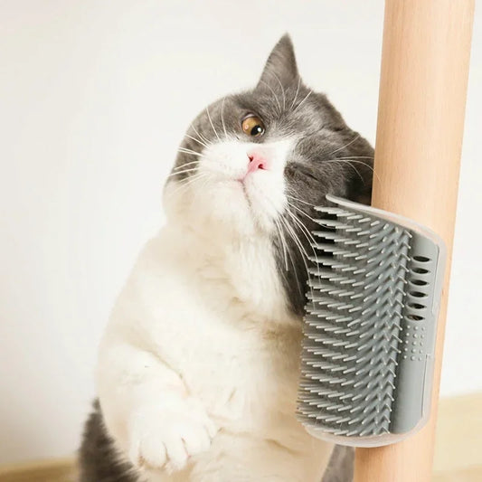 Pet Comb Removable Cat Corner Scratching Rubbing Brush