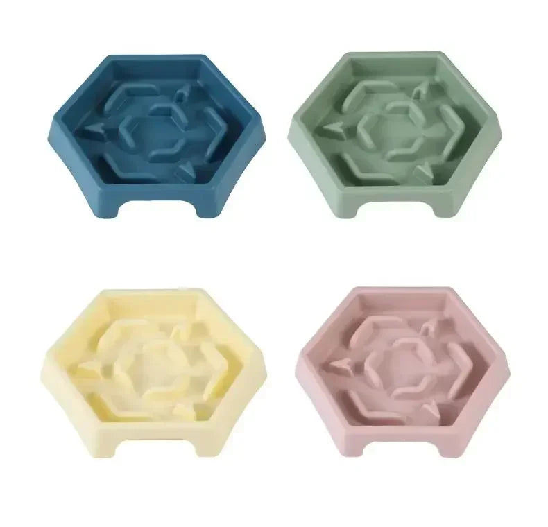 Anti Choking Slow Food Bowl Small and Medium-sized Dog Feeder
