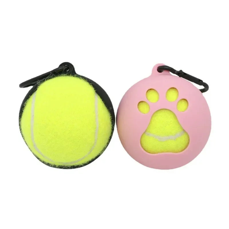 Tennis Ball Bag, Lightweight Tennis Ball Holder with Hands-free Dog Leash Attachment