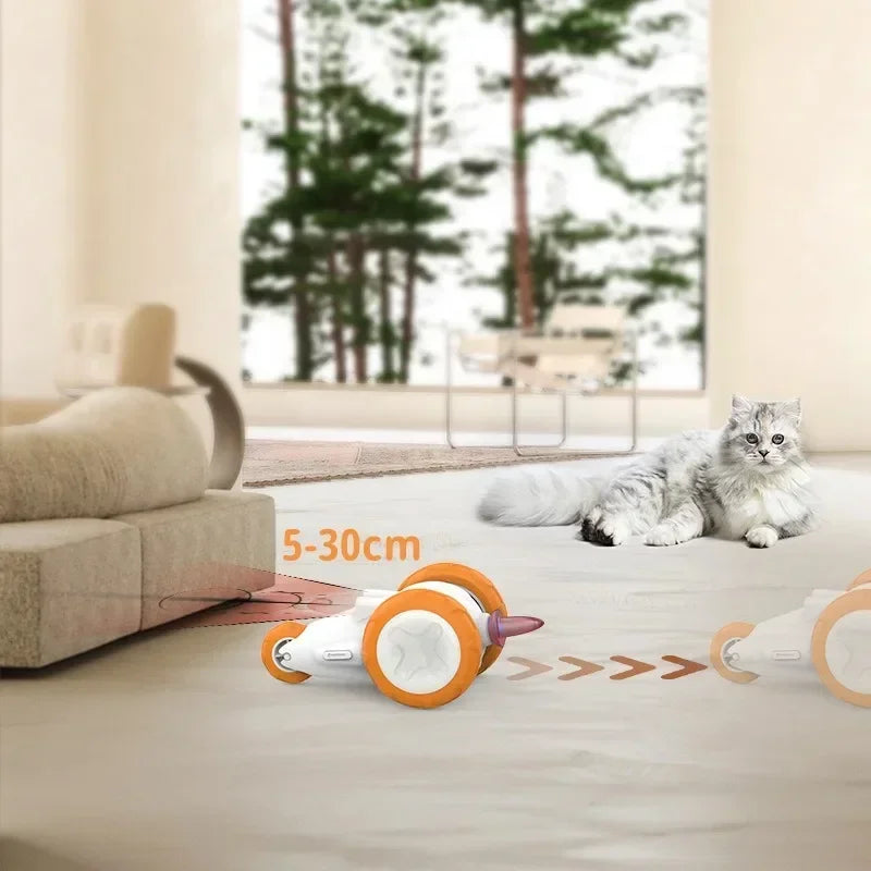 Smart Interactive Rechargeable Electric Sensor Self-moving Mice Toys for Cats