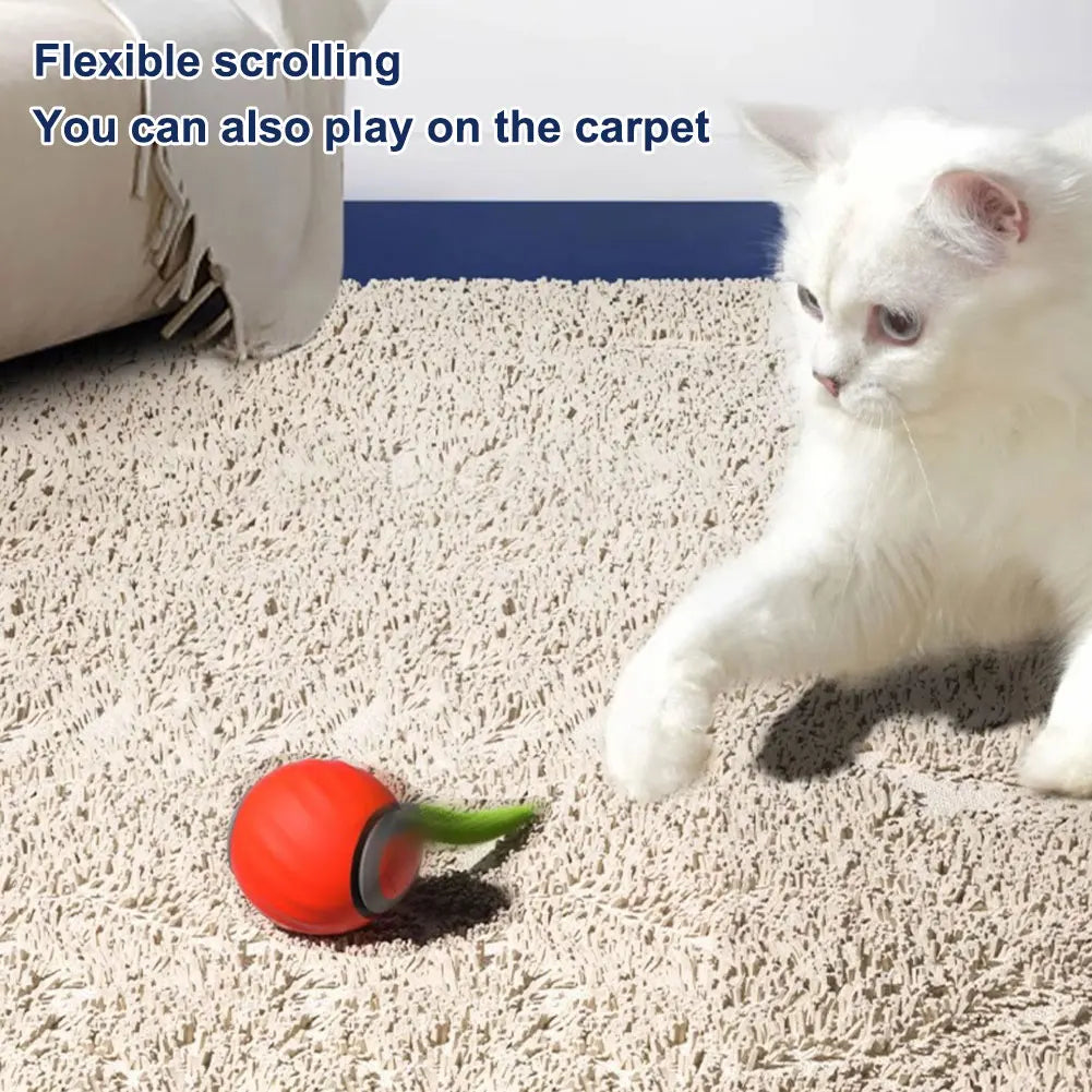 Smart Dog Toy Ball Electronic Interactive Rechargeable Automatic Moving Bouncing for Puppy Cat