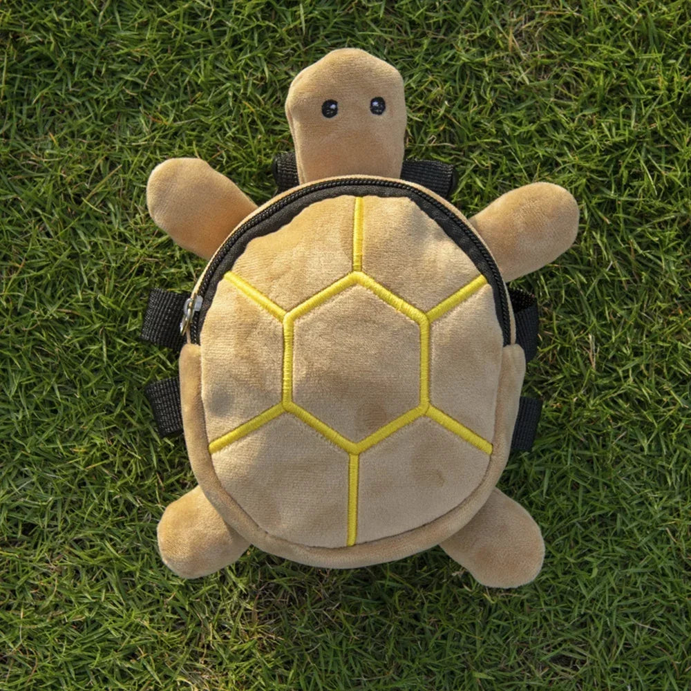 Turtle Shape Dog Snack Bag Soft Large Capacity Pet Backpack  For Small Medium Puppy Dogs