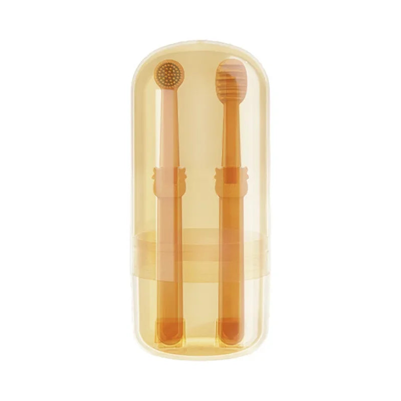 Teeth Whitening Dog Cat Silicone Soft Toothbrush Oral Care