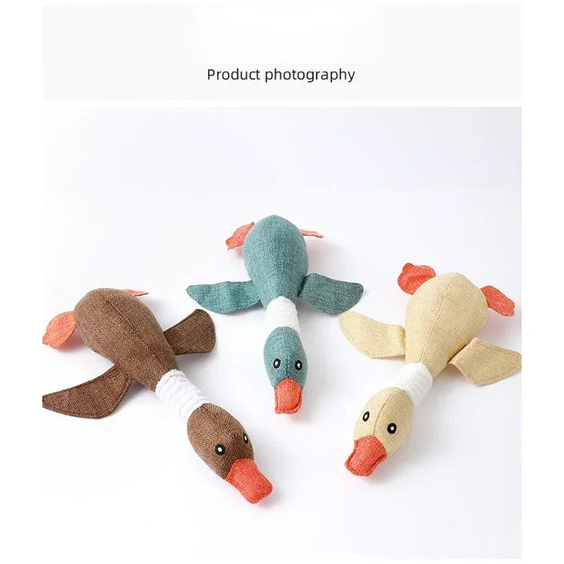 Mallard Duck Dog Toy for Aggressive Chewers