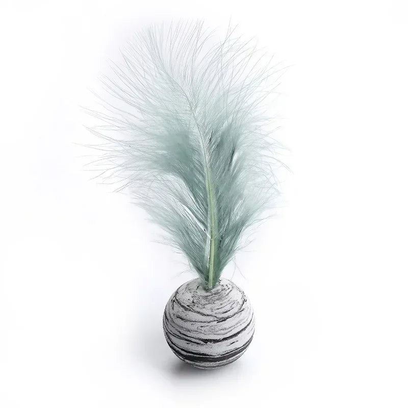Funny Cat Toy Star Ball, Plus Feather