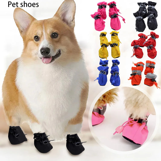 Breathable Dog Shoes That Don'T Fall Off