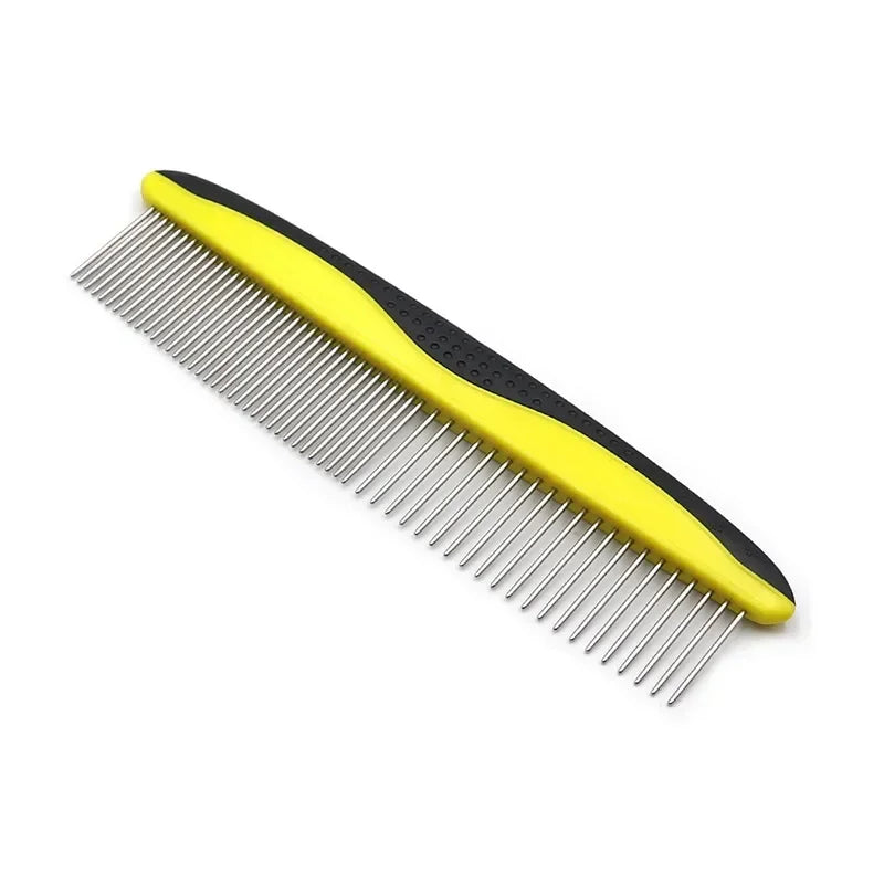 New Pet Comb Stainless Steel  Dense Double Teeth