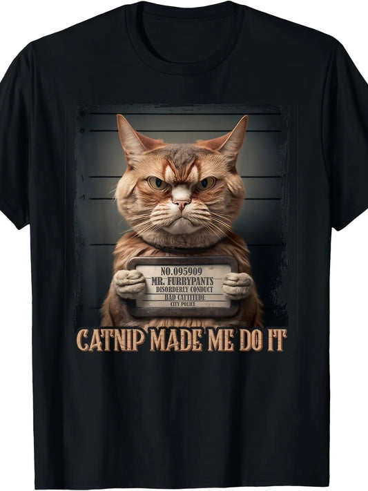 Cat Lovers T-Shirt - Funny Catnip Design,