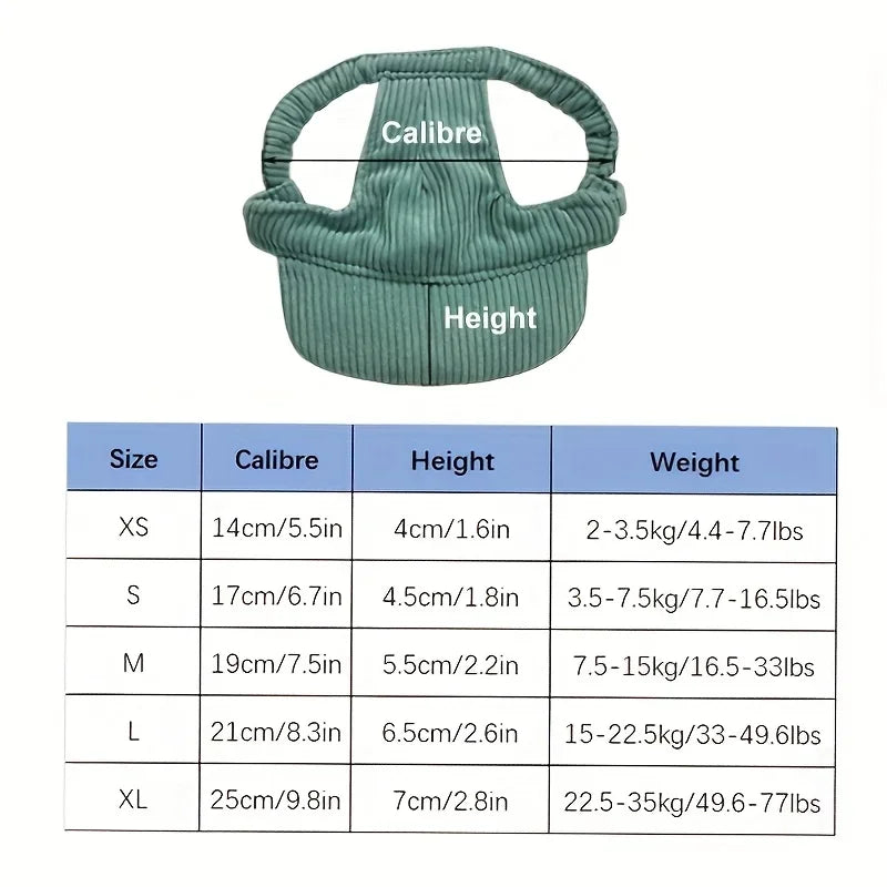 Adjustable Dog Baseball Cap, Soft Breathable Pet Sun Hat with Ear Holes