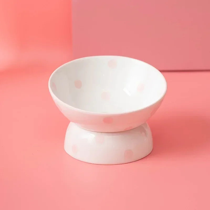 Ceramic Pet Bowl, Food and Water Feeder