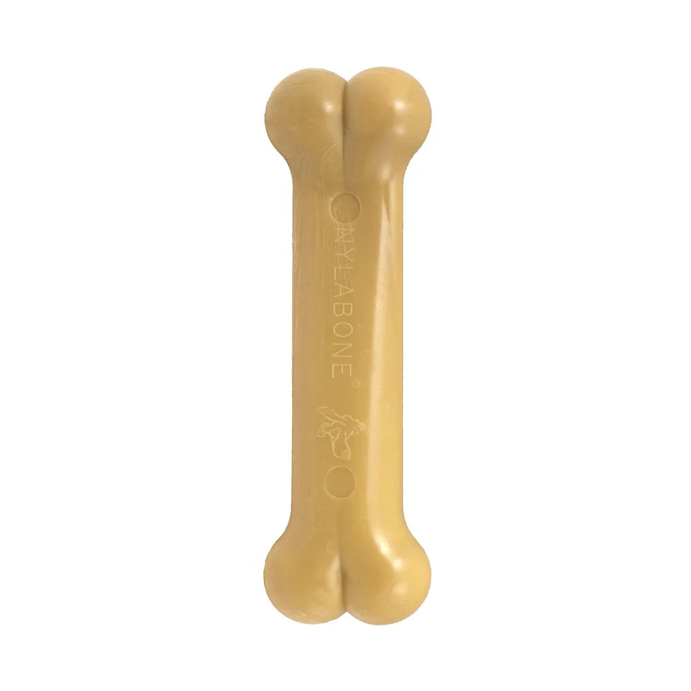 Durable Nylon Dog Chew Toy, Power Chew Bone, Peanut Butter Flavor, Aggressive Chewers Up to 35lbs
