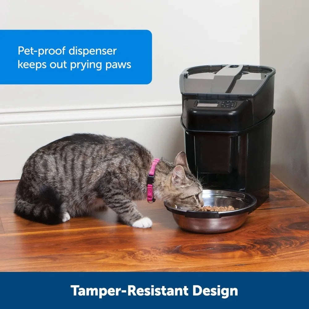 Automatic Pet Feeder for Cats Dogs - Timed, Programmable, Portion Control