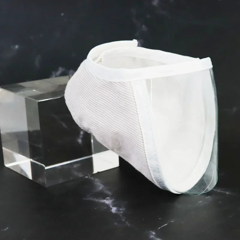 Cat Muzzle, Clear Breathable Bathing Grooming Tool.