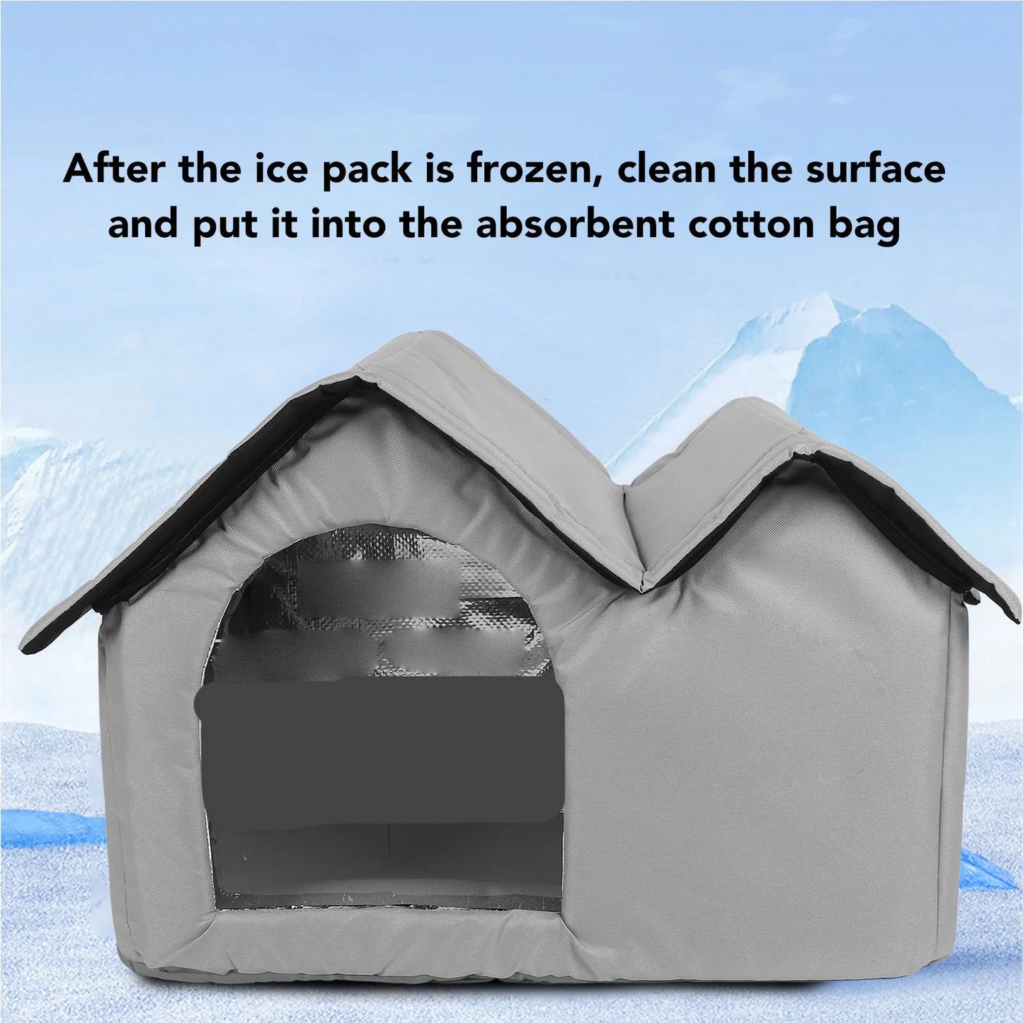 Long Lasting Cooling House ,Oxford Cloth, Bite Resistant for Cat or small Dog