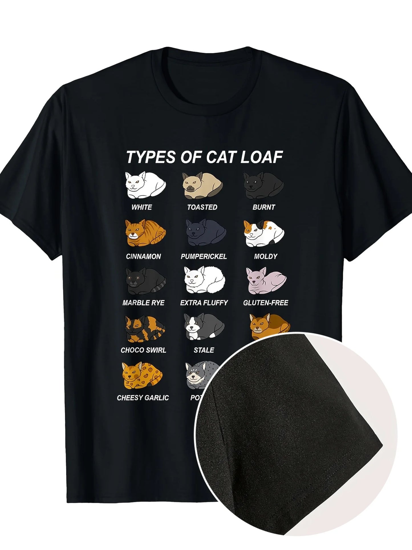 Cat Bread T-Shirt for Kitten Lovers