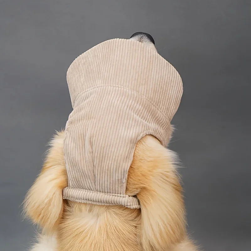 Adjustable Dog Baseball Cap, Soft Breathable Pet Sun Hat with Ear Holes