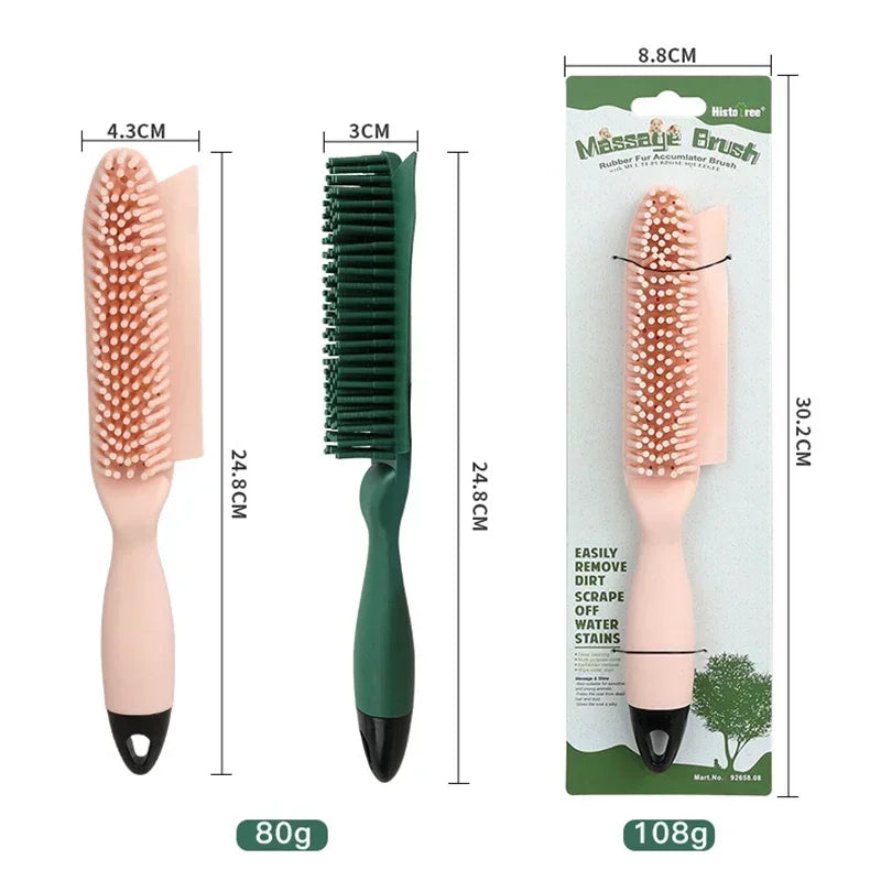 Dog Brush Pet Hair Remover Massage Cat Brush Dog Comb Dog Grooming Dogs Combs Clothes Hair Collector Wool Sticker Pet Supplies